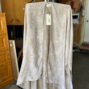 Joyfolie Jayne Duster in Beige Floral NWT